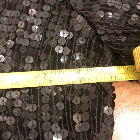 Vintage sequin 80’s top Christmas New Years dragon casino - Picture 7 of 8